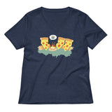 Pizza Campfire Story Women's V-Neck Tee