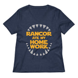 Rancor Ate My Homework Women's V-Neck Tee