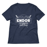 Save Endor Women's V-Neck Tee