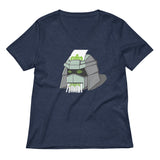 Shredded Women's V-Neck Tee
