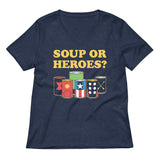 Soup Or Hero? Women's V-Neck Tee