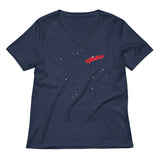 Space Road Women's V-Neck Tee
