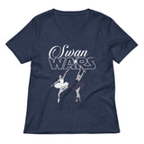 Swan Wars Women's V-Neck Tee