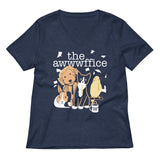 The Awwwffice Women's V-Neck Tee