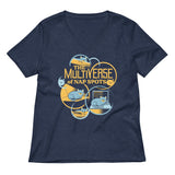 The Multiverse Of Nap Spots Women's V-Neck Tee