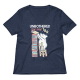 Unbothered By My TBR Women's V-Neck Tee
