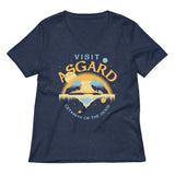 Visit Asgard Women's V-Neck Tee