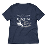 We're Going Hunting Women's V-Neck Tee