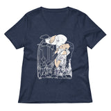 The Vampire's Kiss Women's V-Neck Tee