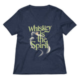 Whiskey Is The Spirit Women's V-Neck Tee