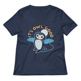 It's Owl Good Women's V-Neck Tee