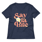 Say La Brie Women's V-Neck Tee