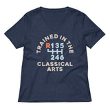 Trained In The Classical Arts Women's V-Neck Tee
