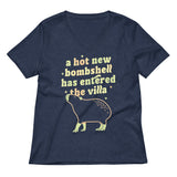 A Hot New Bombshell Has Entered The Villa Women's V-Neck Tee