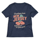Greetings From New Jersey Women's V-Neck Tee