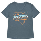 I'm Not Old I'm Retro Women's V-Neck Tee