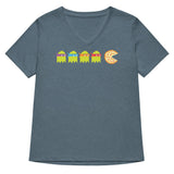 Teenage Mutant Ninja Ghosts Women's V-Neck Tee