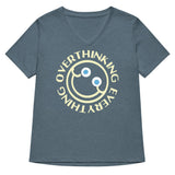 Overthinking Everything Women's V-Neck Tee
