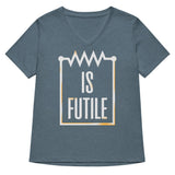Resistor Is Futile Women's V-Neck Tee