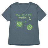 Radiate Positivity Women's V-Neck Tee