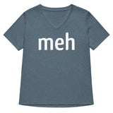 Meh Shirt Women's V-Neck Tee