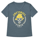 Greyskull Power Company Women's V-Neck Tee