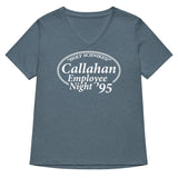 Callahan Employee Night Women's V-Neck Tee