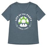 Life Of The Party Women's V-Neck Tee