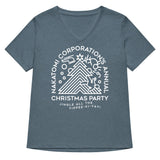 Nakatomi Christmas Party Women's V-Neck Tee