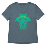 Cathulhu Women's V-Neck Tee