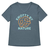 Knotty By Nature Women's V-Neck Tee