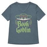 Book Goblin Women's V-Neck Tee