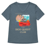 The Side Quest Club Women's V-Neck Tee