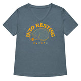 Into Resting Women's V-Neck Tee