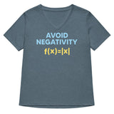 Avoid Negativity Women's V-Neck Tee