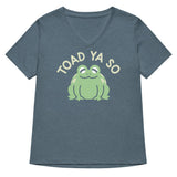 Toad Ya So Women's V-Neck Tee
