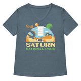 Visit Saturn National Park Women's V-Neck Tee