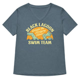 Black Lagoon Swim Team Women's V-Neck Tee