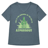 Age Of Asparagus Women's V-Neck Tee
