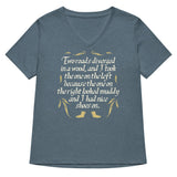 Two Roads Diverged Women's V-Neck Tee