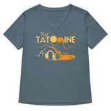 Visit Tatooine Women's V-Neck Tee