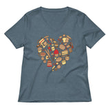 Baking Heart Women's V-Neck Tee