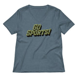 Go Sports! Women's V-Neck Tee