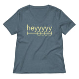 Heyyyyy Women's V-Neck Tee