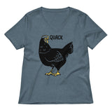 Quack Bird Women's V-Neck Tee