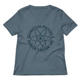 Quantum Physics Doesn't Bohr Me Women's V-Neck Tee