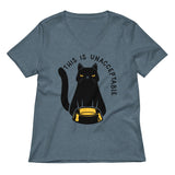 This Is Unacceptable Women's V-Neck Tee
