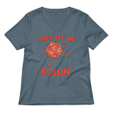 They See Me Rollin' Women's V-Neck Tee