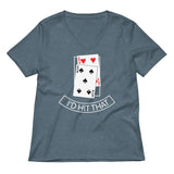 I'd Hit That Women's V-Neck Tee