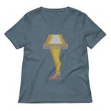 Leg Lamp Sweater Women's V-Neck Tee